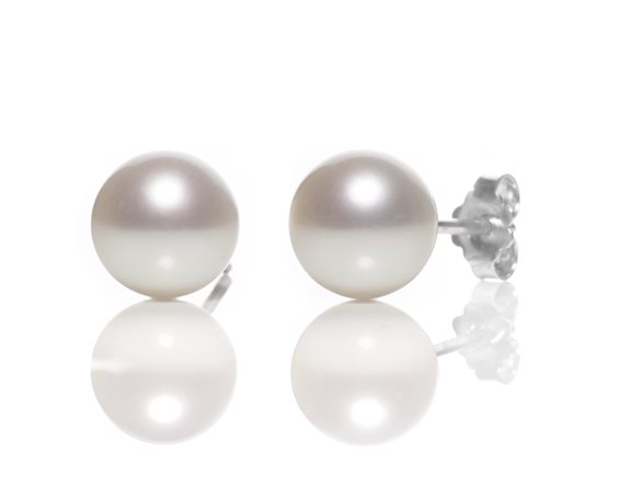 Orecchini Promesse Donna in Oro bianco Perla OR354A - OR354A